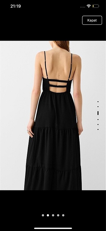 Bershka Bershka uzun kollu elbise
