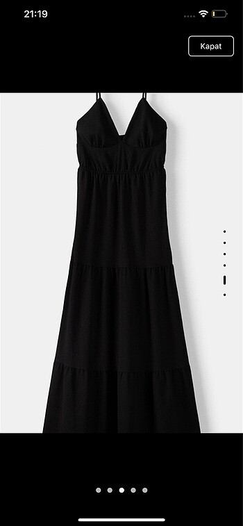 xs Beden Bershka uzun kollu elbise