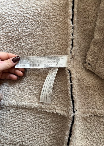 Kürklü Kahverengi Deri Kadın Biker Ceket - Görsel 5