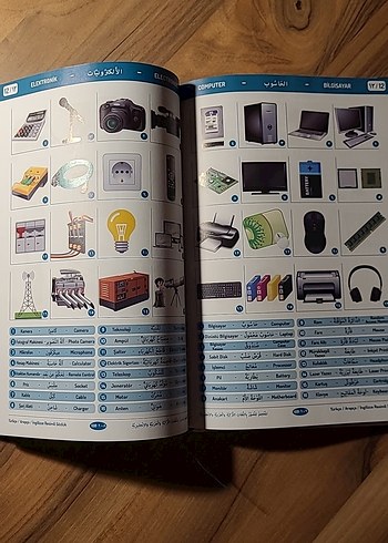Arapça-Türkçe-İngilizce Resimli Sözlük - Görsel 3