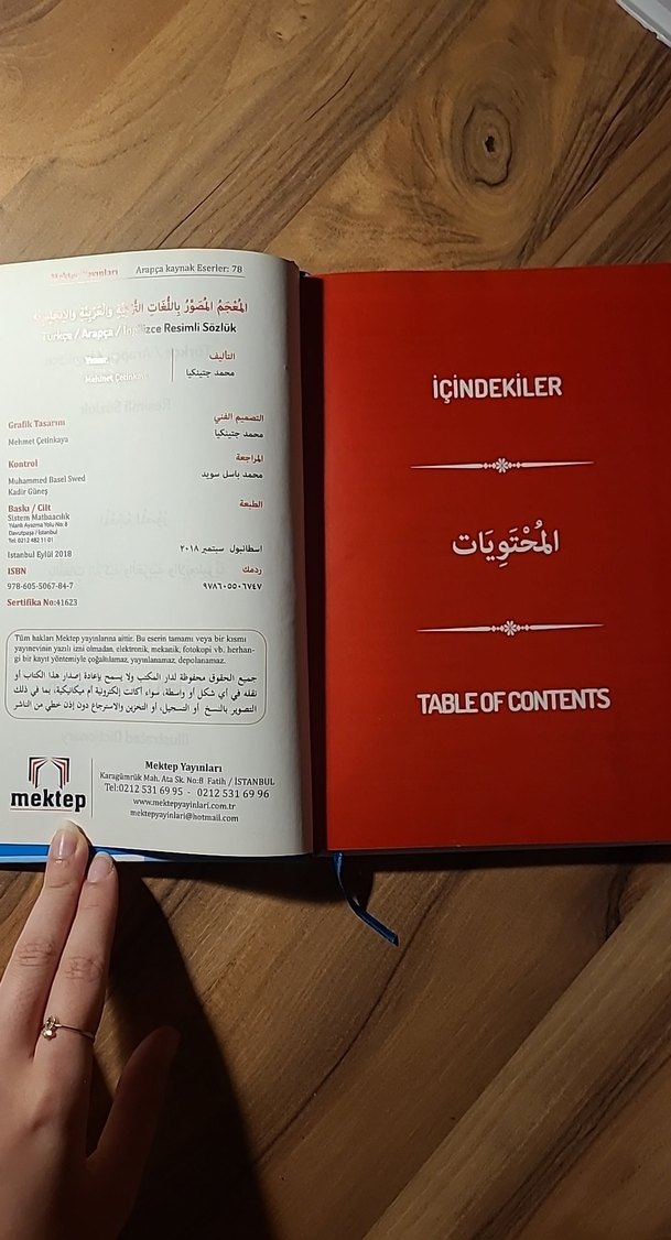 Arapça-Türkçe-İngilizce Resimli Sözlük - Görsel 4