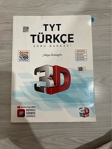 3D Yayınları TYT Türkçe Soru Bankası