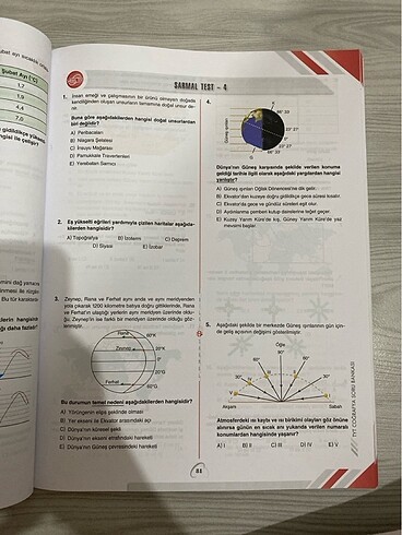 Beden Renk Bilgi Sarmal TYT Coğrafya Soru Bankası