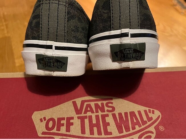 39 Beden Vans Authentic Leopar Desenli Kadın Sneaker