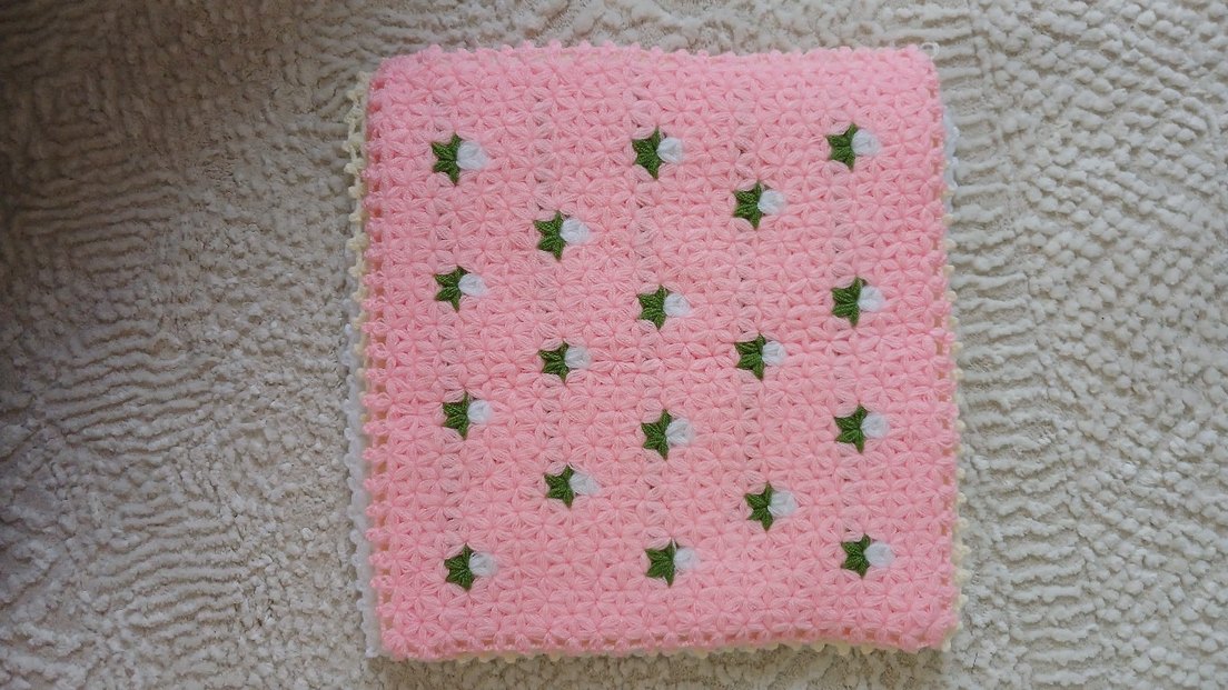 Nakışlı Renkli Örgü Banyo Lifi - Görsel 2