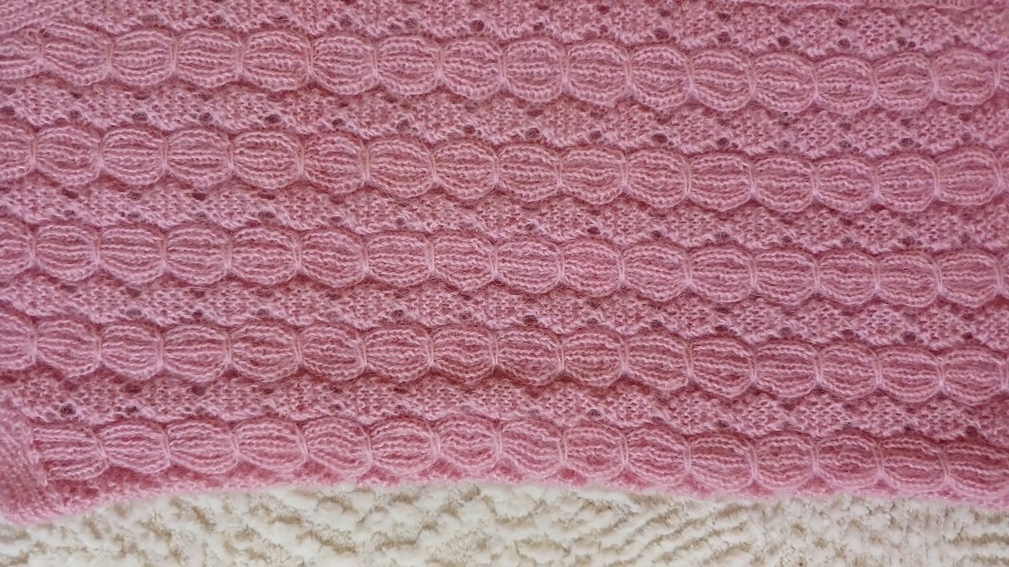 Pembe Örgü Hırka - Görsel 2