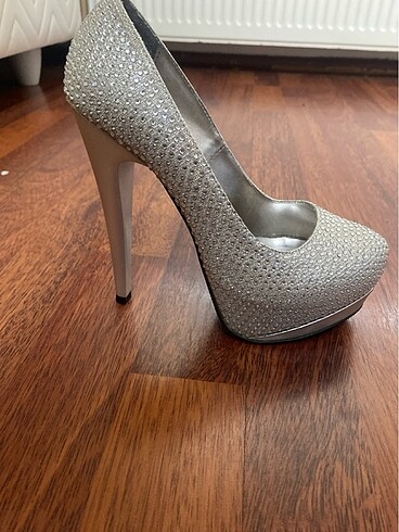 36 Beden Swarovski taşlı Platform topuklu ayakkabı
