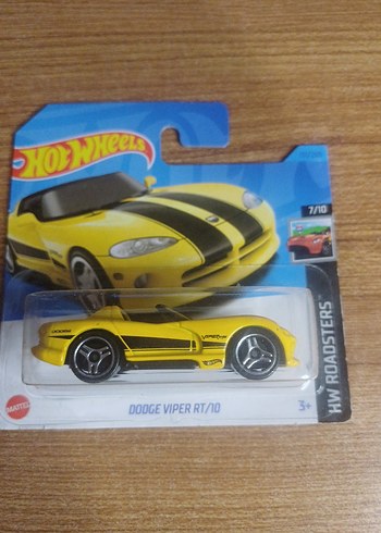 Sarı Hot Wheels Dodge Viper Oyuncak Araba