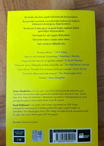 Aramızdaki Kadın - Greer Hendricks & Sarah Pekkanen - Görsel 2