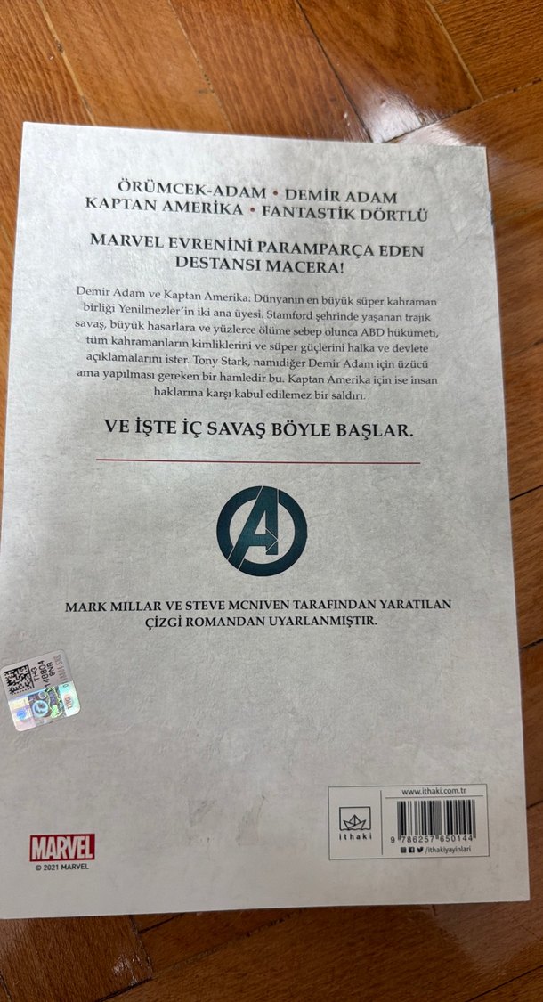 Marvel İç Savaş Romanı - Görsel 2