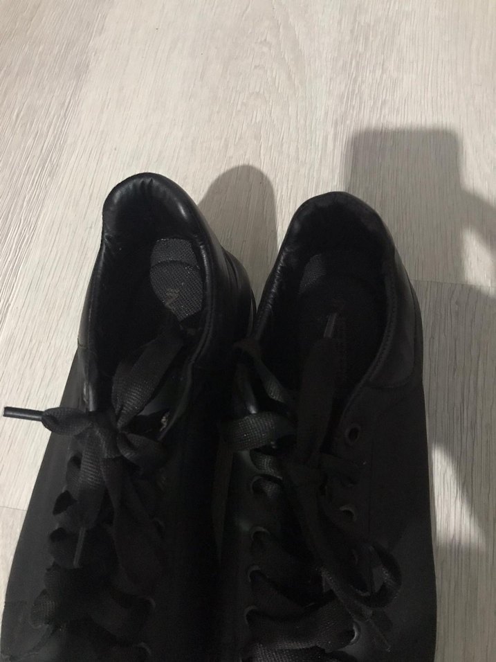 Siyah Kadın Spor Ayakkabı | Dolgu Topuklu - Görsel 3