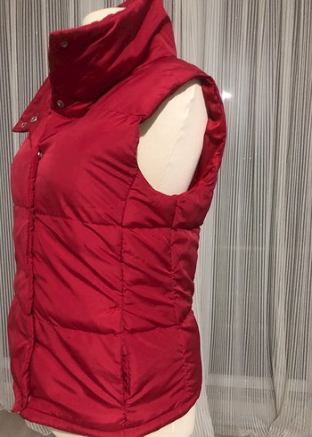 Kırmızı Düğmeli Kadın Yelek - Görsel 5