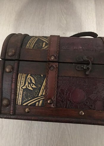 Bordo Yılan Desenli Vintage Erkek Bavulu - Görsel 3