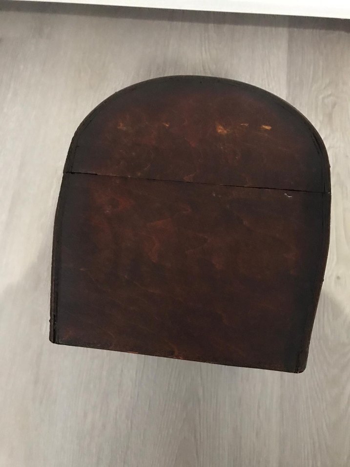 Bordo Yılan Desenli Vintage Erkek Bavulu - Görsel 4