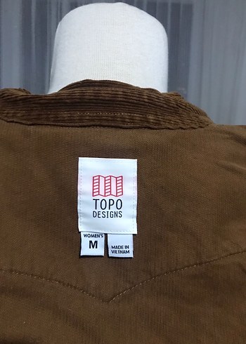 Düğmeli Kahverengi Kadife Gömlek - Görsel 5