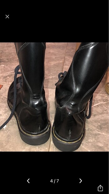 42 Beden siyah Renk Dr martens bot