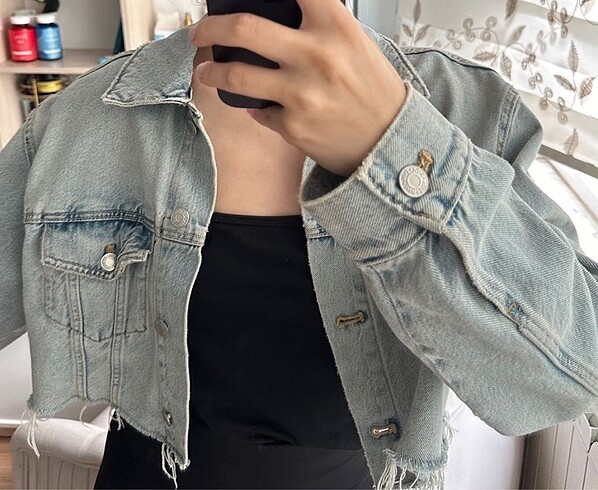 s Beden Zara Crop Kot Ceket