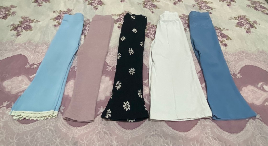 Beyaz Kız Çocuk Tayt - Görsel 2