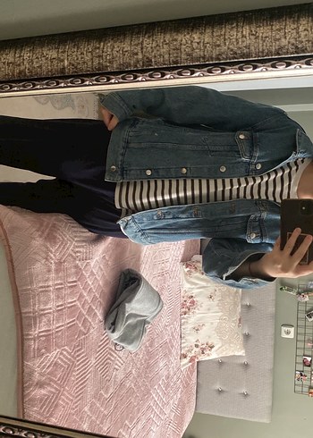 H&M kot ceket - Görsel 4