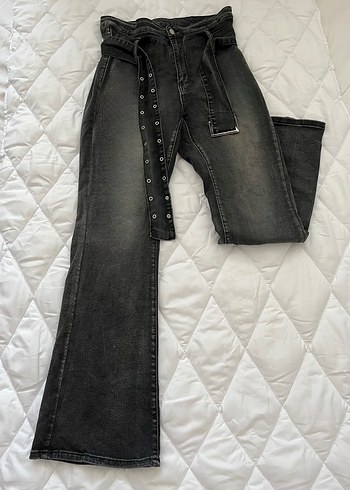 xl Beden gri Renk Lolita coquette 2000s y2k grunge pantolon kemerli