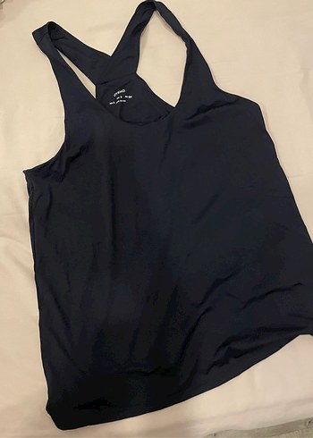 Kadın oysho Siyah Kolsuz spor Bluzu