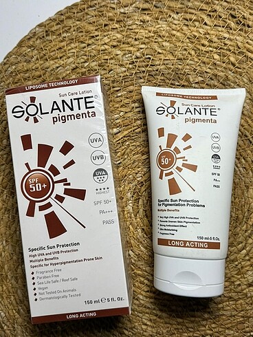 Solante güneş kremi