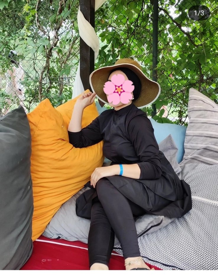 Siyah Drapeli hasema - Görsel 3