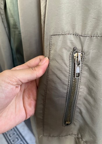 l Beden haki Renk Haki renk ceket bomber