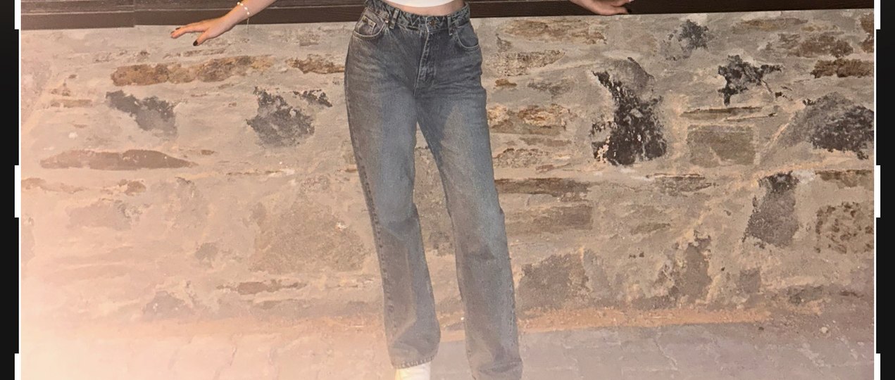 Kadın Kot Pantolon Geniş Kesim Midi Boy - Görsel 3