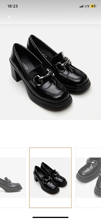 Hotiç marka topuklu loafer