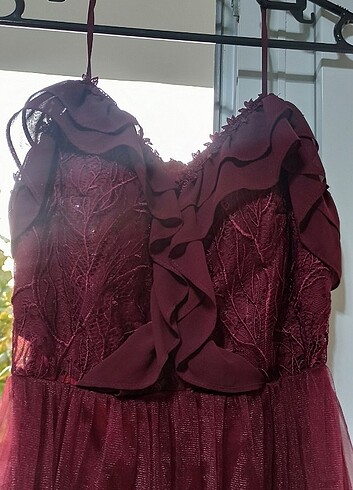 l Beden bordo Renk BORDO ABİYE