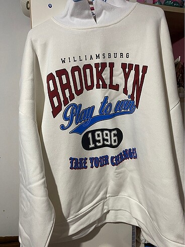 Diğer İçi pamuklu sweatshirt
