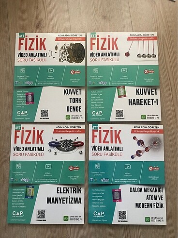 Üniversite hazırlık ayt fizik test kitabı
