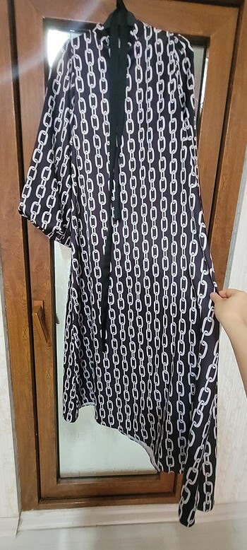 38 Beden Zincir model elbise
