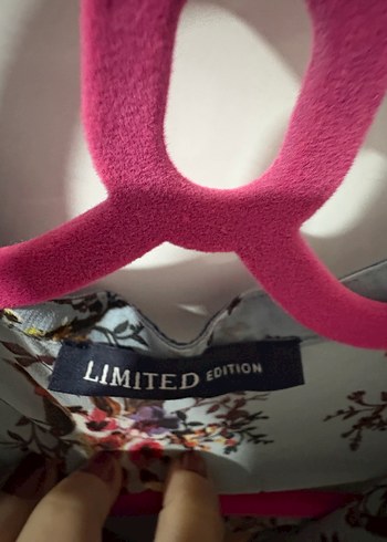 Bohem Gri Çiçekli Uzun Kollu Bluz - Görsel 4