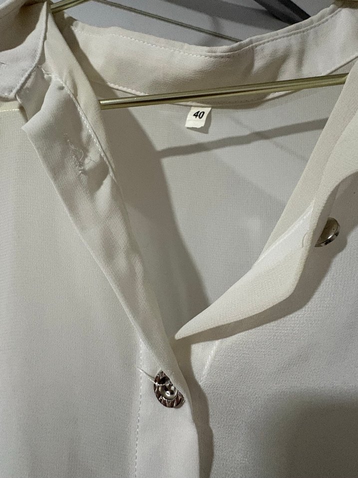 Zebra Desenli Düğmeli Kolsuz Midi Gömlek - Görsel 3