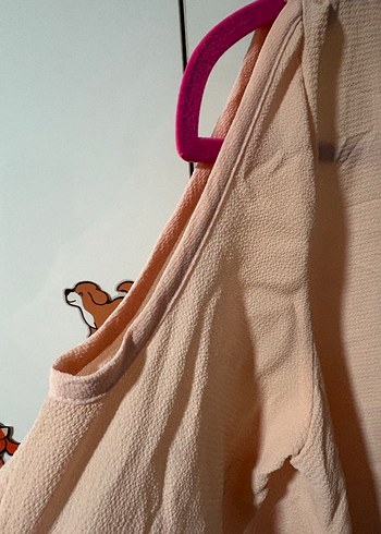 Straplez Keten Salaş Bluz - Görsel 2