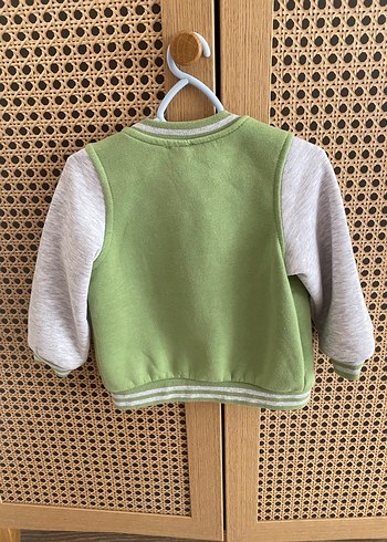 HelloBaby Düğmeli Yeşil Erkek Çocuk Hırka