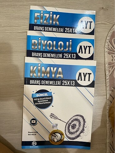  Bilgi Sarmal AYT Fizik Kimya Biyoloji Deneme