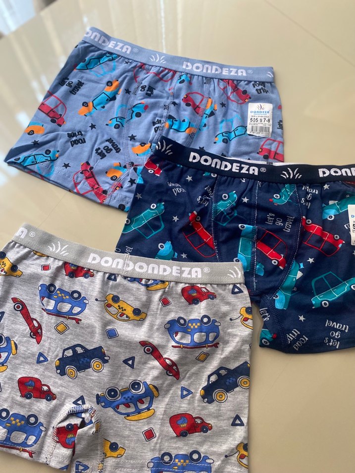 Renkli Baskılı Çocuk Boxer Seti - Görsel 2