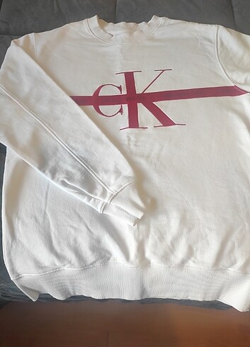 s Beden beyaz Renk Orijinal Calvin Klein sweatshirt 