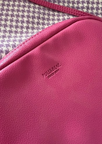 Pull and Bear Pembe Kadın Çapraz Askılı Çanta Pull And Bear