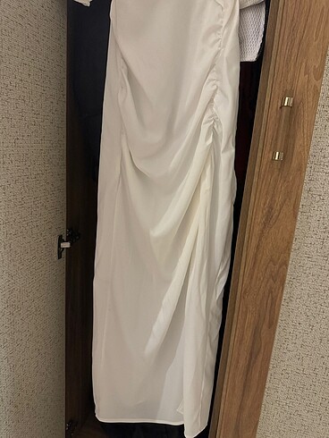 xs Beden beyaz Renk Nikah evden çıkış için abiye