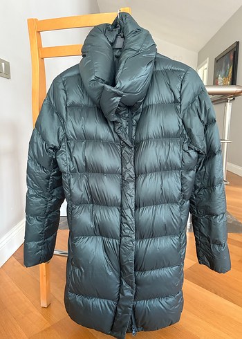38 Beden Uniqlo Koyu Yesil Mont