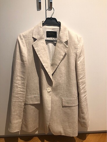 Massimo Dutti Keten Ceket