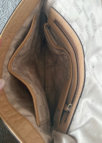 Beden ten rengi Renk Michael Kors Bej Deri Çanta