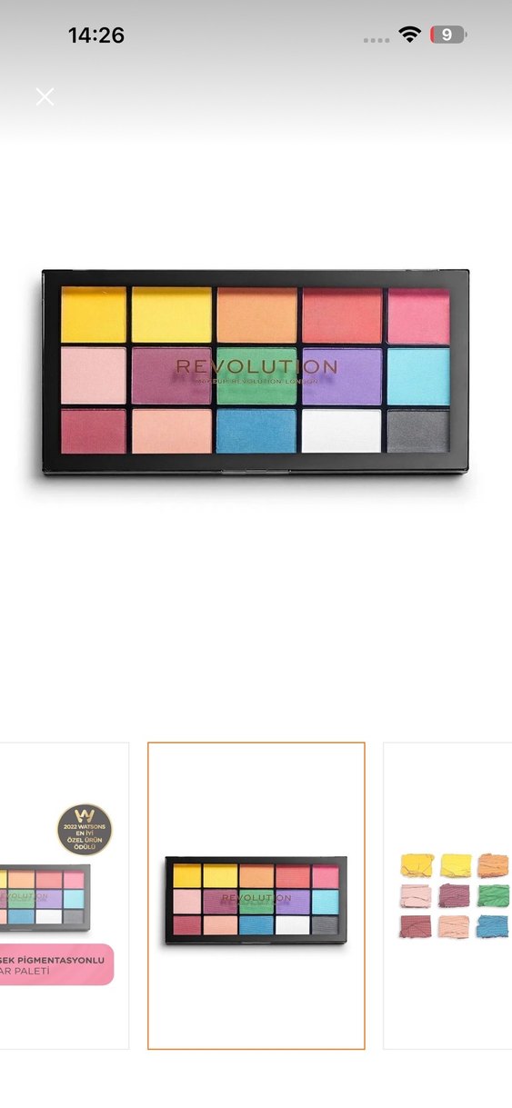 Canlı ve Yüksek Pigmentasyonlu Far Paleti - Görsel 2