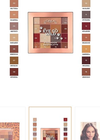 L'Oréal Eye Go Wild Mega Far Paleti - Görsel 2