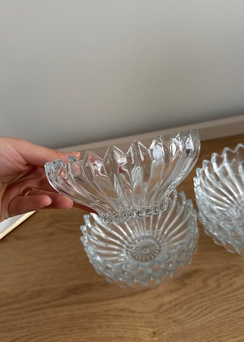 Parlak Bej Cam Kase Seti - Görsel 2