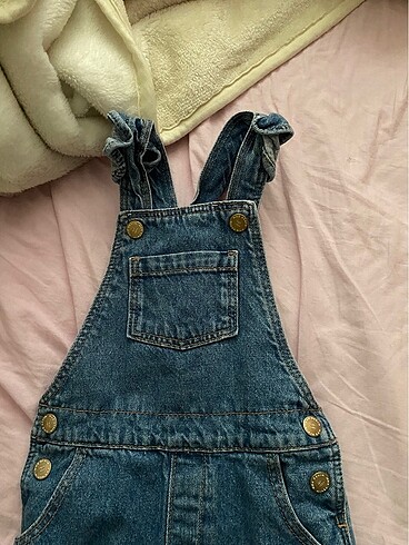Mango Kids Unisex kot jean salopet tulum